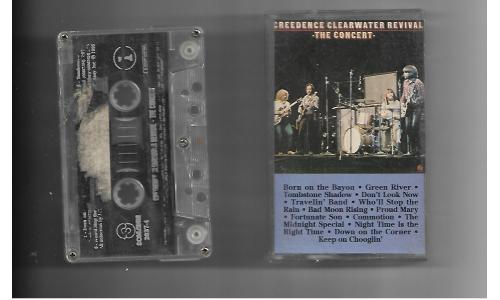 Fita K7 Creedence Clearwater Revival The Concert
